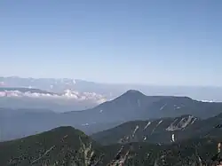 Mount Tateshina from Mount Aka