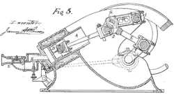Atkinson gas engine as shown in US Patent 367496, 1887