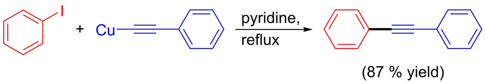Application of Castro–Stephens coupling with phenyliodide.