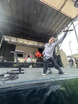 Coin performing at slope day in 2023.