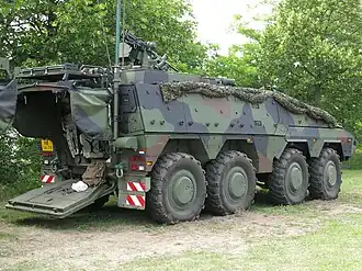 Dutch Army Boxer in command post configuration - 36 of which were ordered