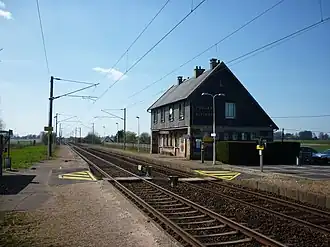 The railway station in Foucart
