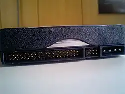 A parallel ATA port on a hard disk drive