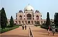 Humayun's Tomb was a model for Taj Mahal which was built from the architectural design of Humayun's Tomb.