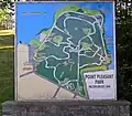 Map of park at main entrance, July 2005