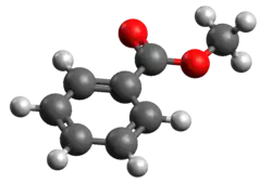 3D model of methyl benzoate