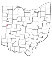 Location of Lock Two, Ohio