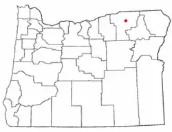 Location of Kirkpatrick, Oregon