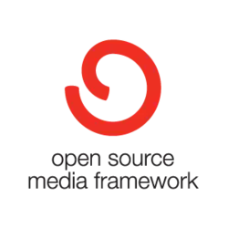 Open Source Media Framework logo and wordmark