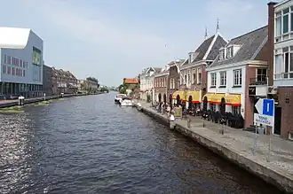 Oude Rijn quayside Alphen Centrum