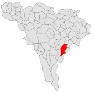 Location in Alba County