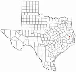 Location of Chester, Texas