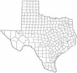 Location in the State of Texas