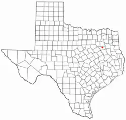 Location of Murchison, Texas