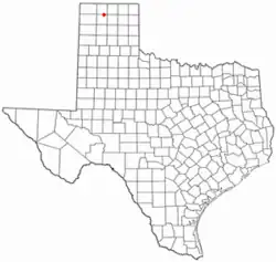 Location of Sunray, Texas