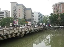 Yunfu in 2013. Bridge over Nanshan river.